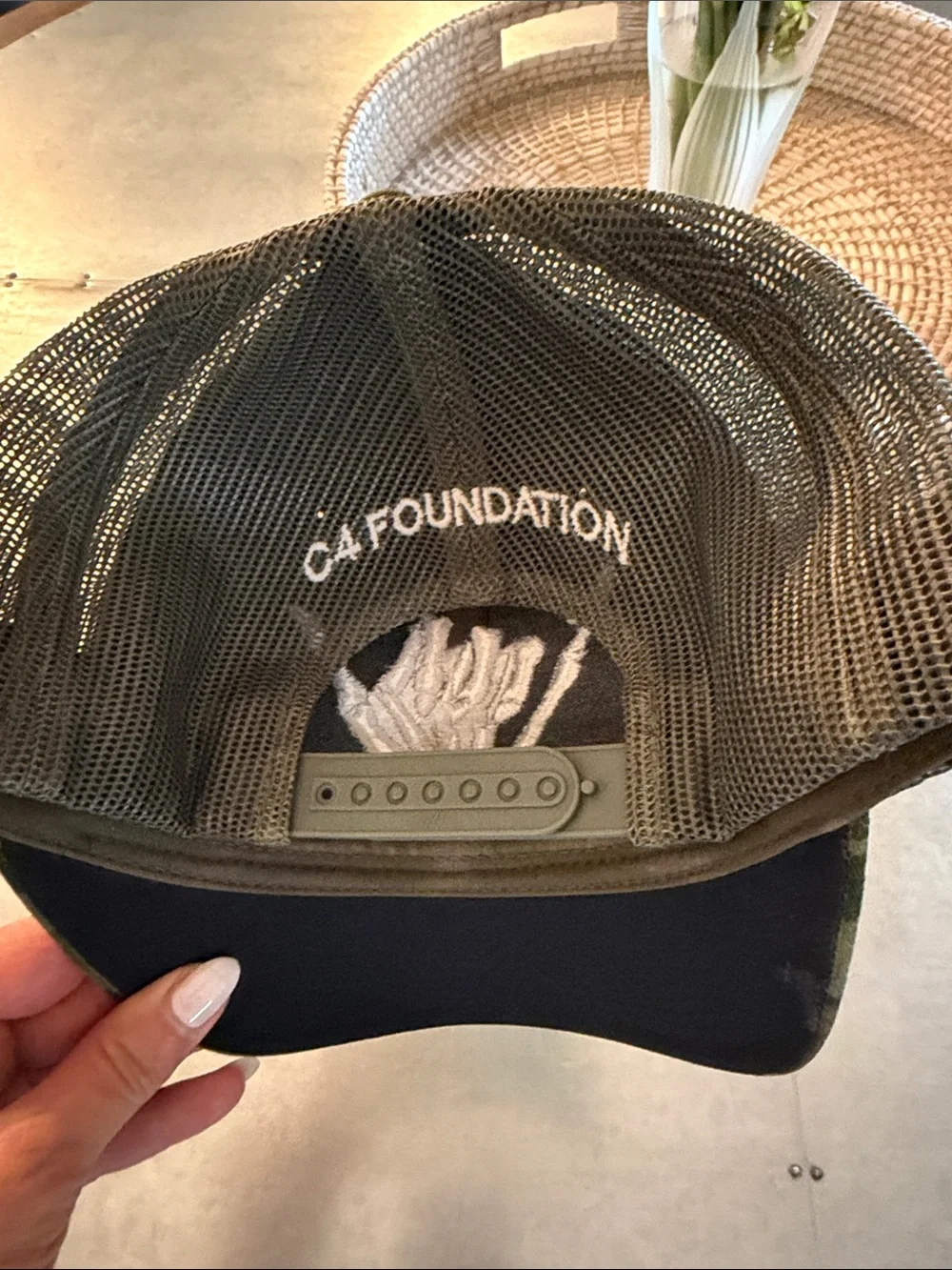 Urt Bone Shaka Retro Trucker Hat, like new, unisex